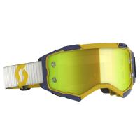 Scott Очки кроссовые Fury yellow/blue yellow chrome works в Москве