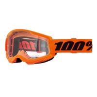 100% Очки Strata 2 V26 Goggle Neon Orange / Clear в Москве