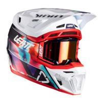 Leatt Шлем кроссовый 8.5 Royal Blue-Red V26 + очки Velocity 5.5 в Москве