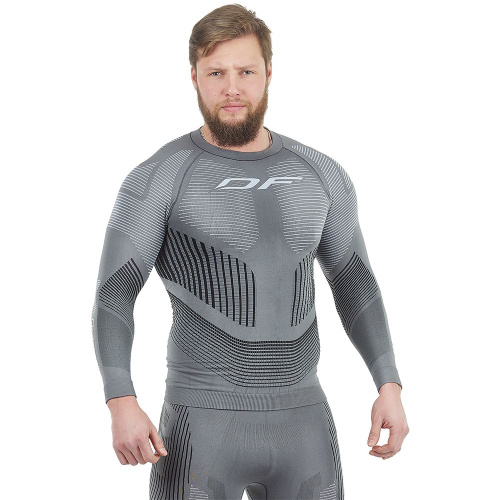 Dragonfly Термофутболка 3DThermo Grey с длинным рукавом в Москве