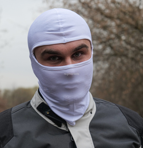 MotoLike Подшлемник Хлопок/Эластан Белый в Москве